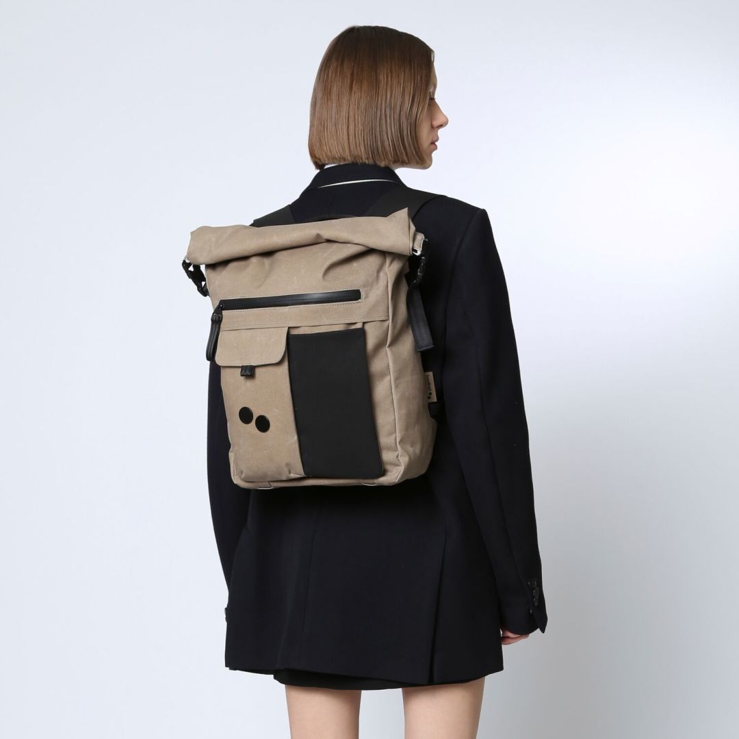 Sac à dos waxé marron recyclé - Carrik