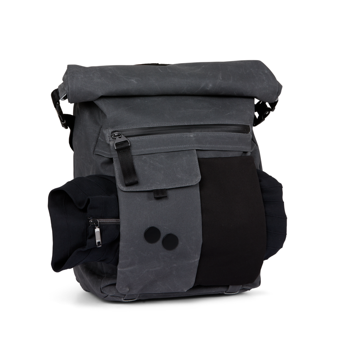 Sac à dos waxé gris recyclé - Carrik