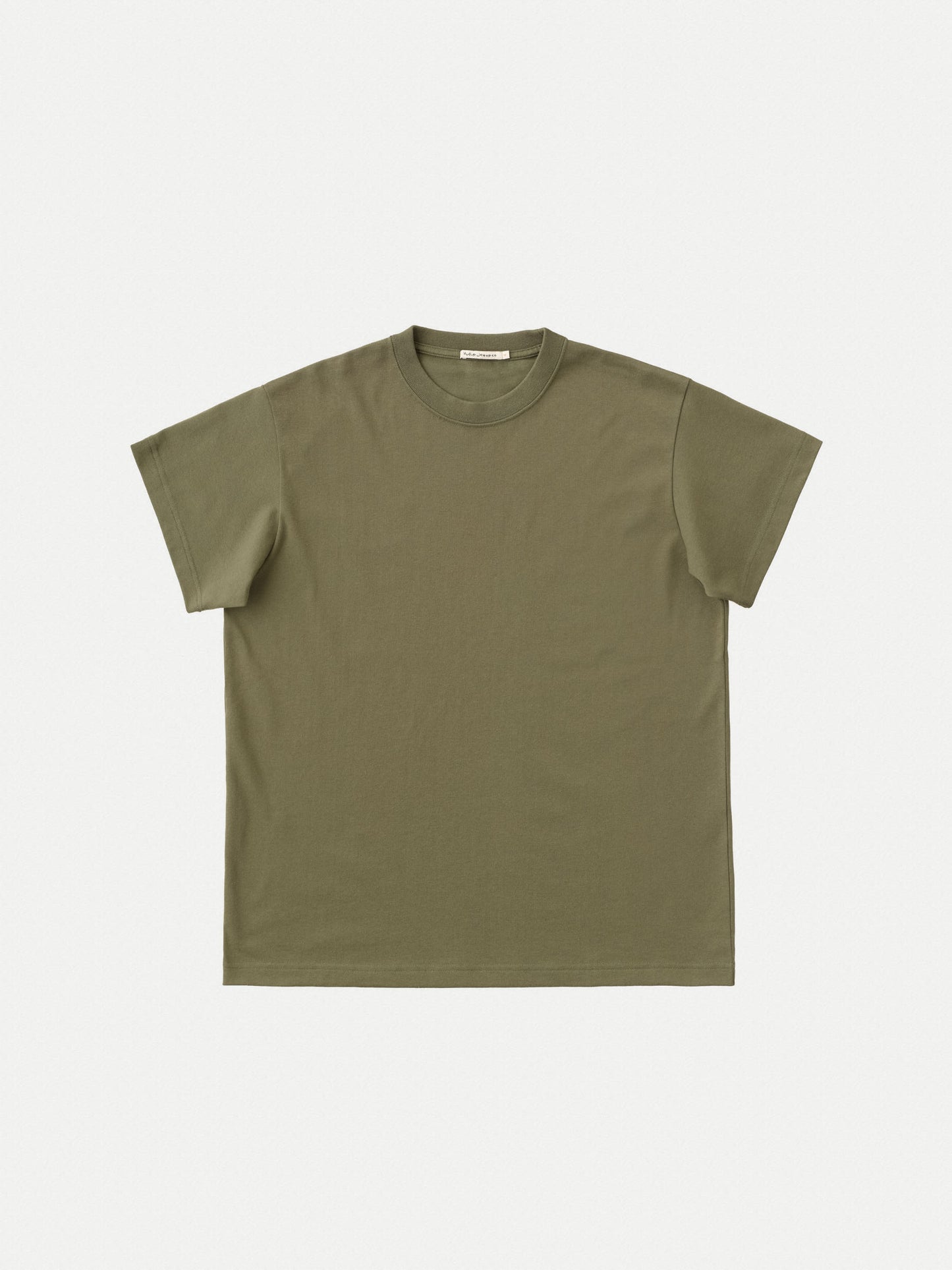 T-shirt ample kaki en recyclé - Milton Rebirth Tee Faded Green