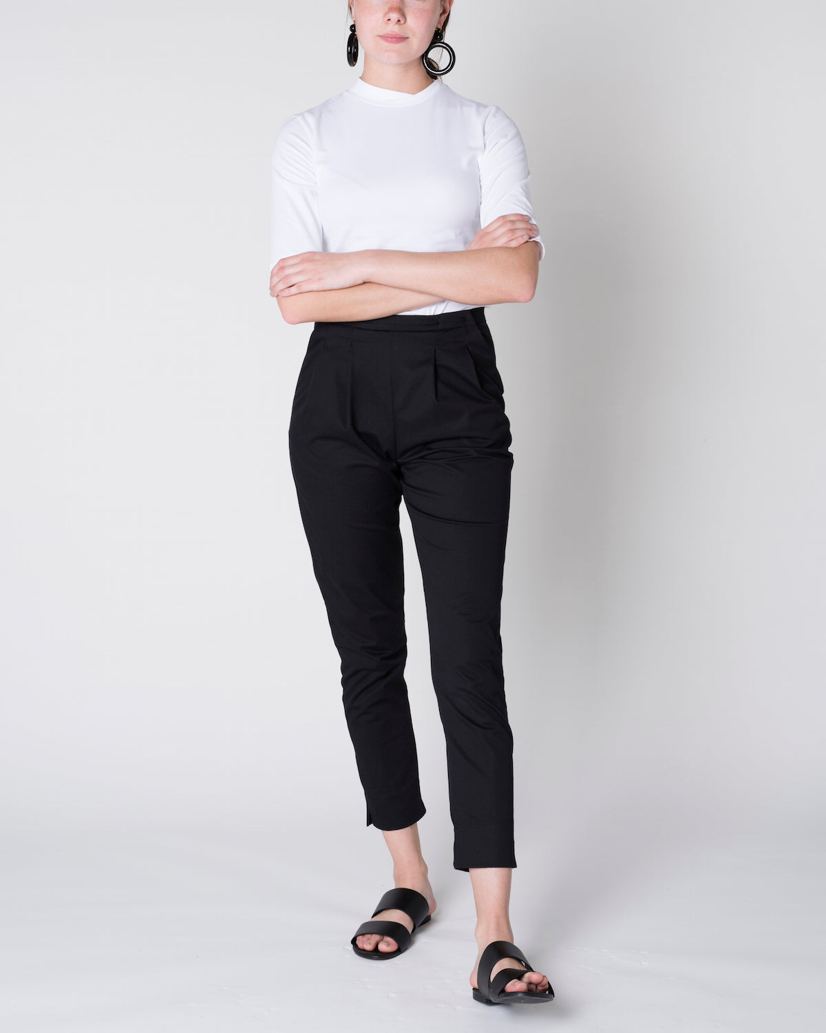 Pantalon à pinces noir - page