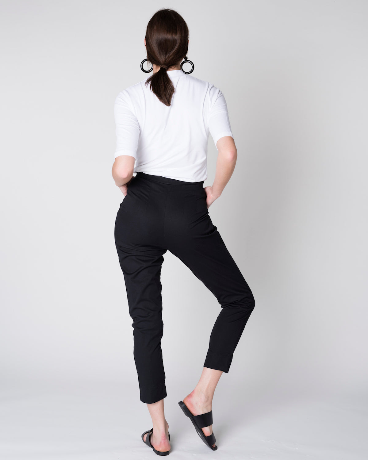 Pantalon à pinces noir - page