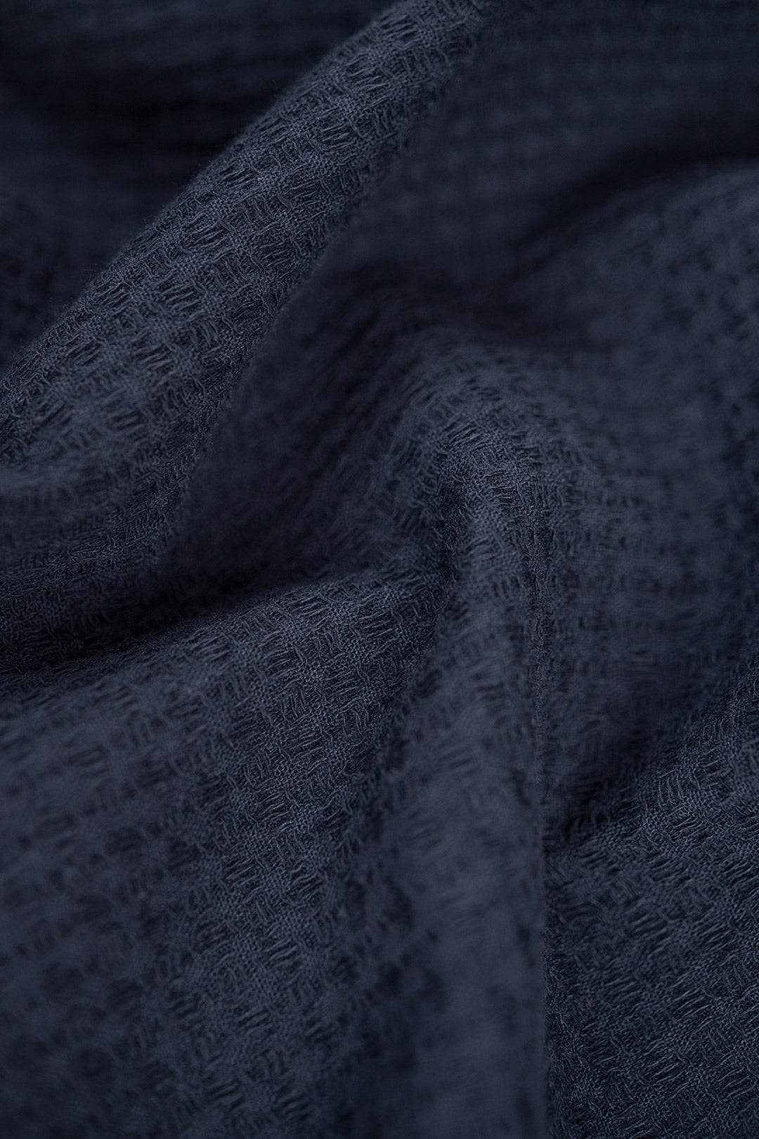 Chemise en sergé de coton bio | Marine "casual shirt navy"