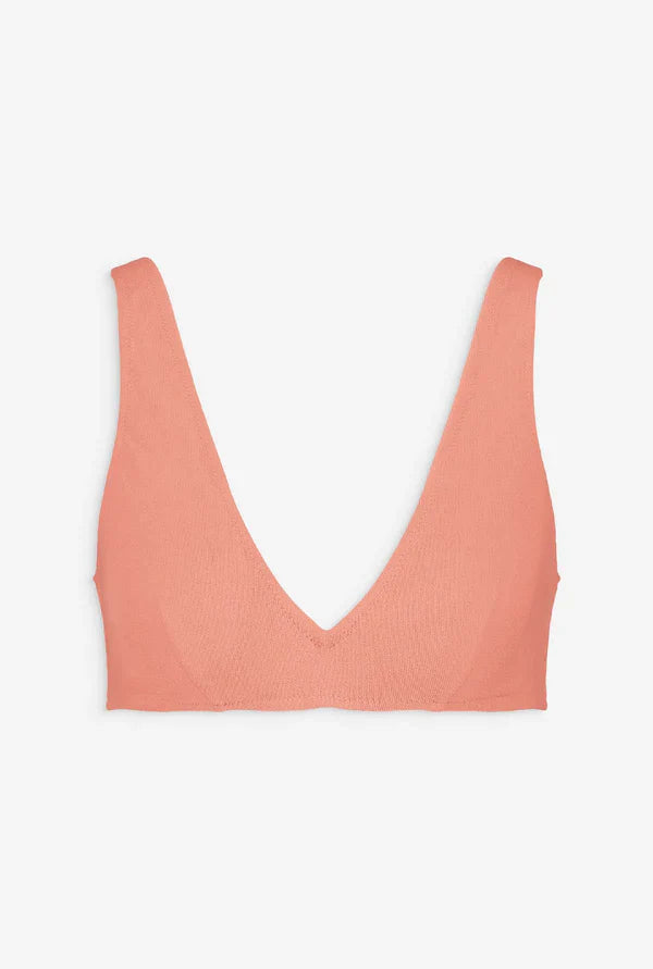 Haut de maillot rose en recyclé - Amelia