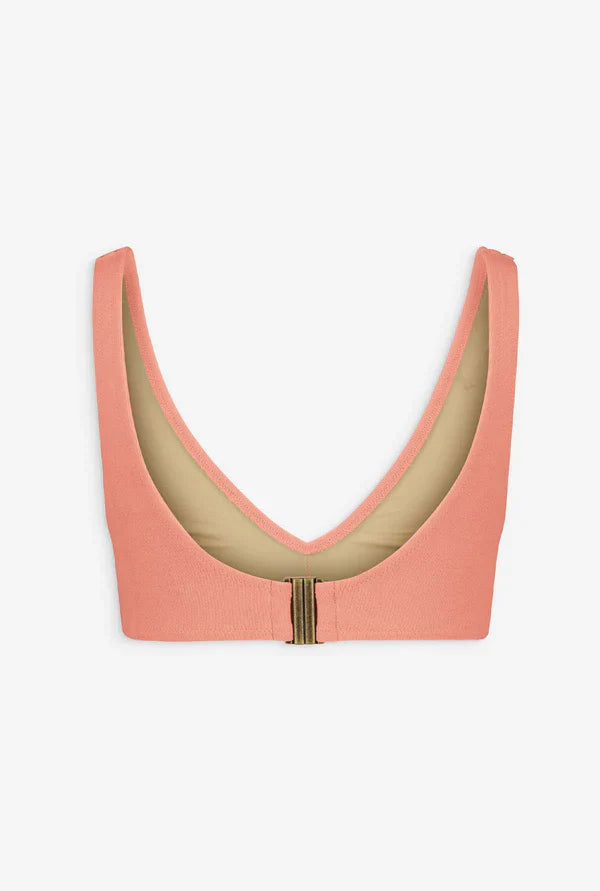 Haut de maillot rose en recyclé - Amelia