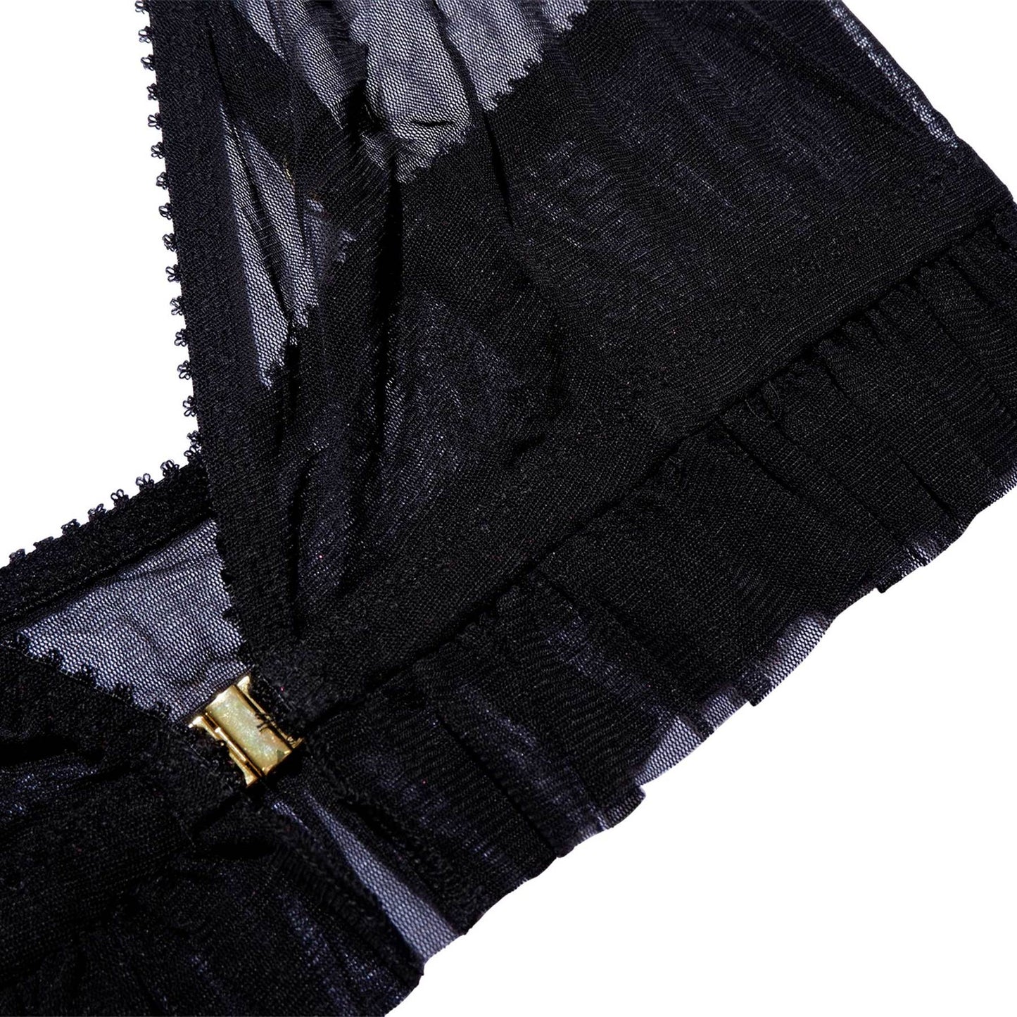 Soutien-gorge noir en polyester recyclé - Nikoline