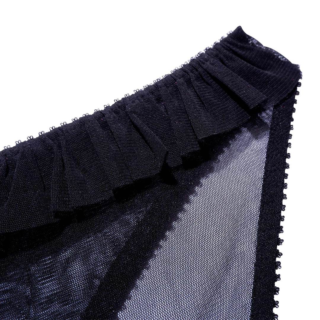 Culotte noire en polyester recyclé - Nikoline