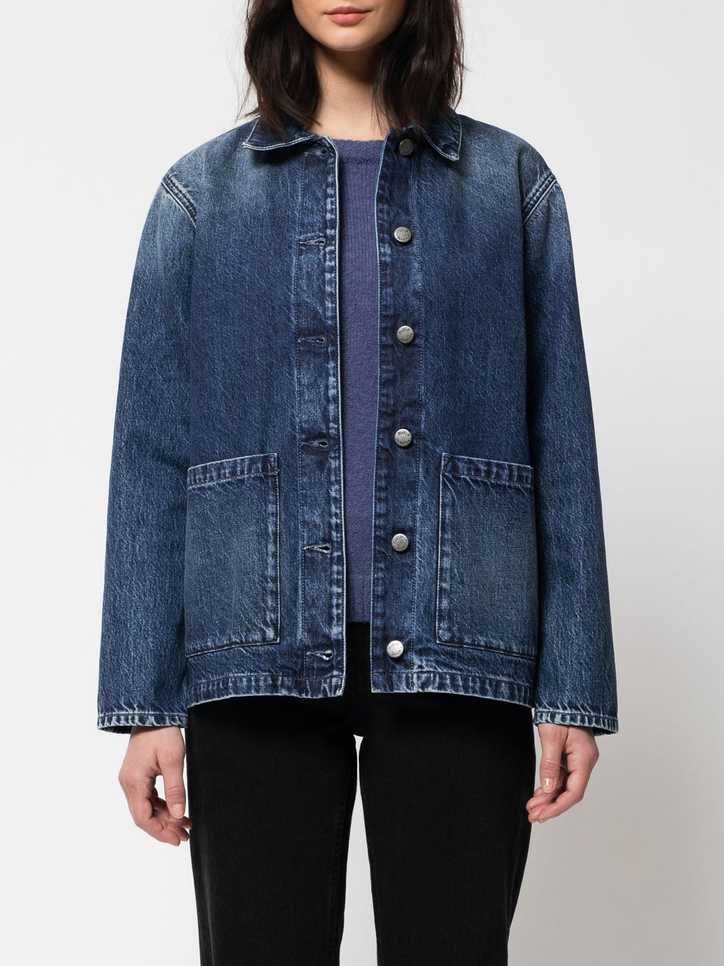 Veste en jean en coton bio  - nina worker jacket