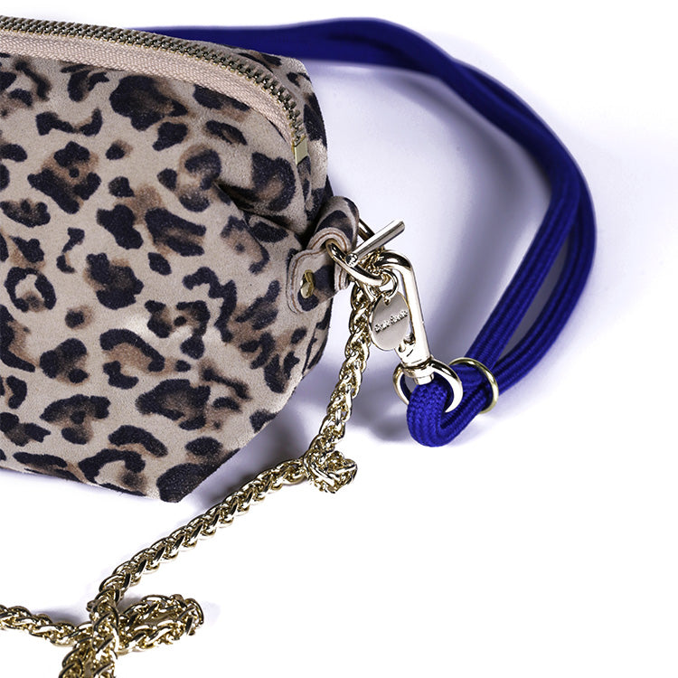 Sac bandoulière en cuir certifié | multicolore "Mallow ii leo snow"