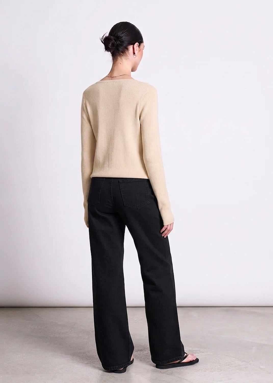 Gilet en coton bio | "glimt - beige" | Beige