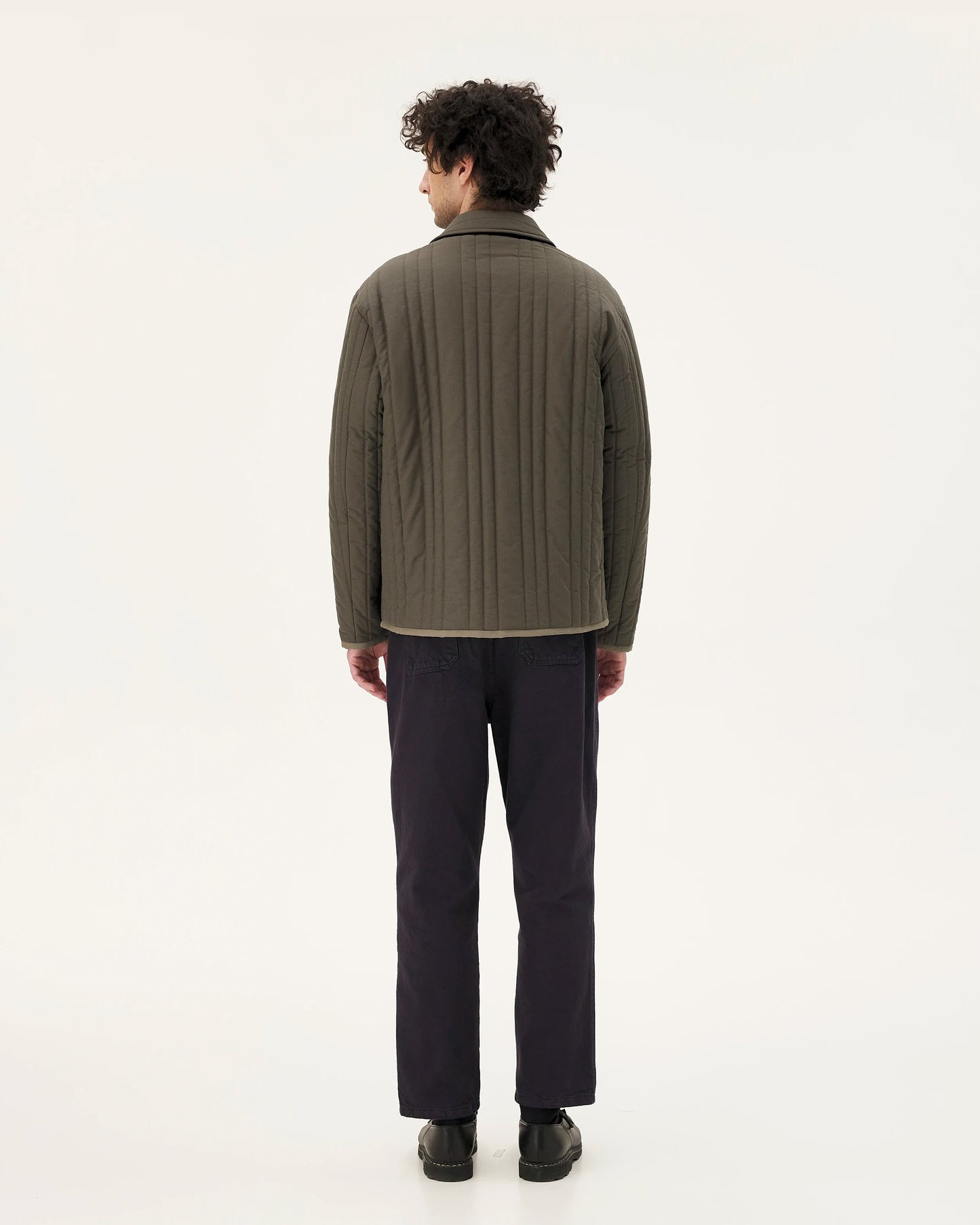 Blouson en coton bio | kaki "blackpool"