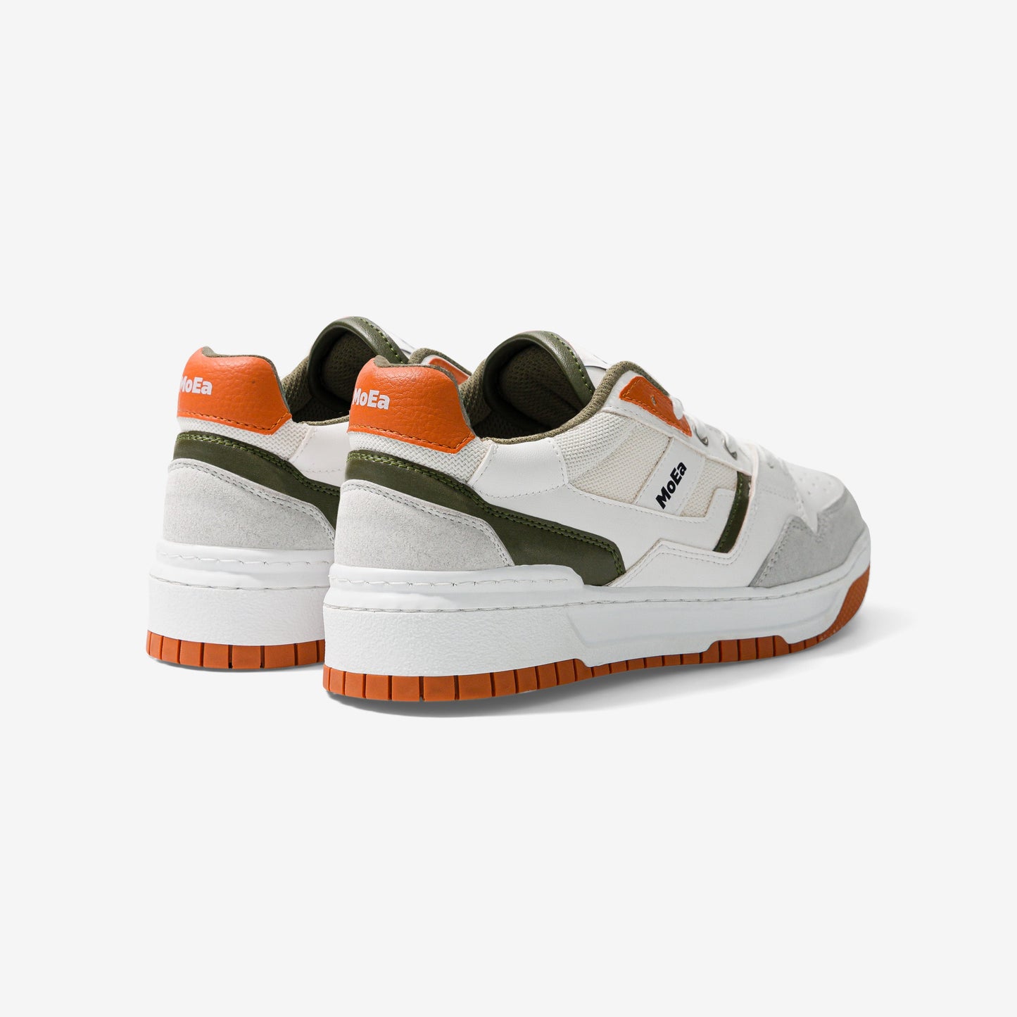 Baskets vegan en matière végétale | vert et orange "gen2 orange x cactus"