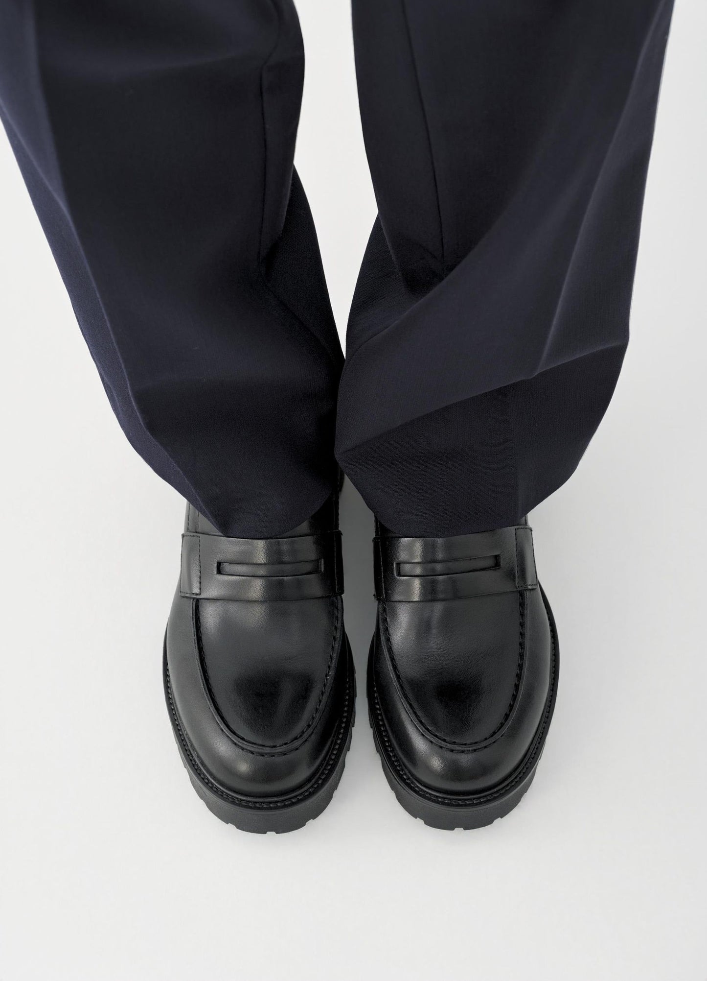 Mocassins en cuir certifié | noir "kenova" | Noir
