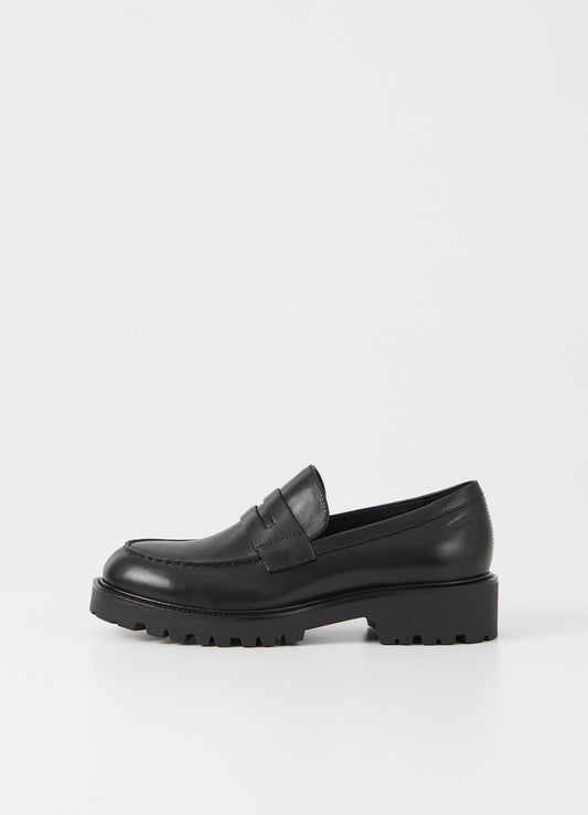Mocassins en cuir certifié | noir "kenova" | Noir