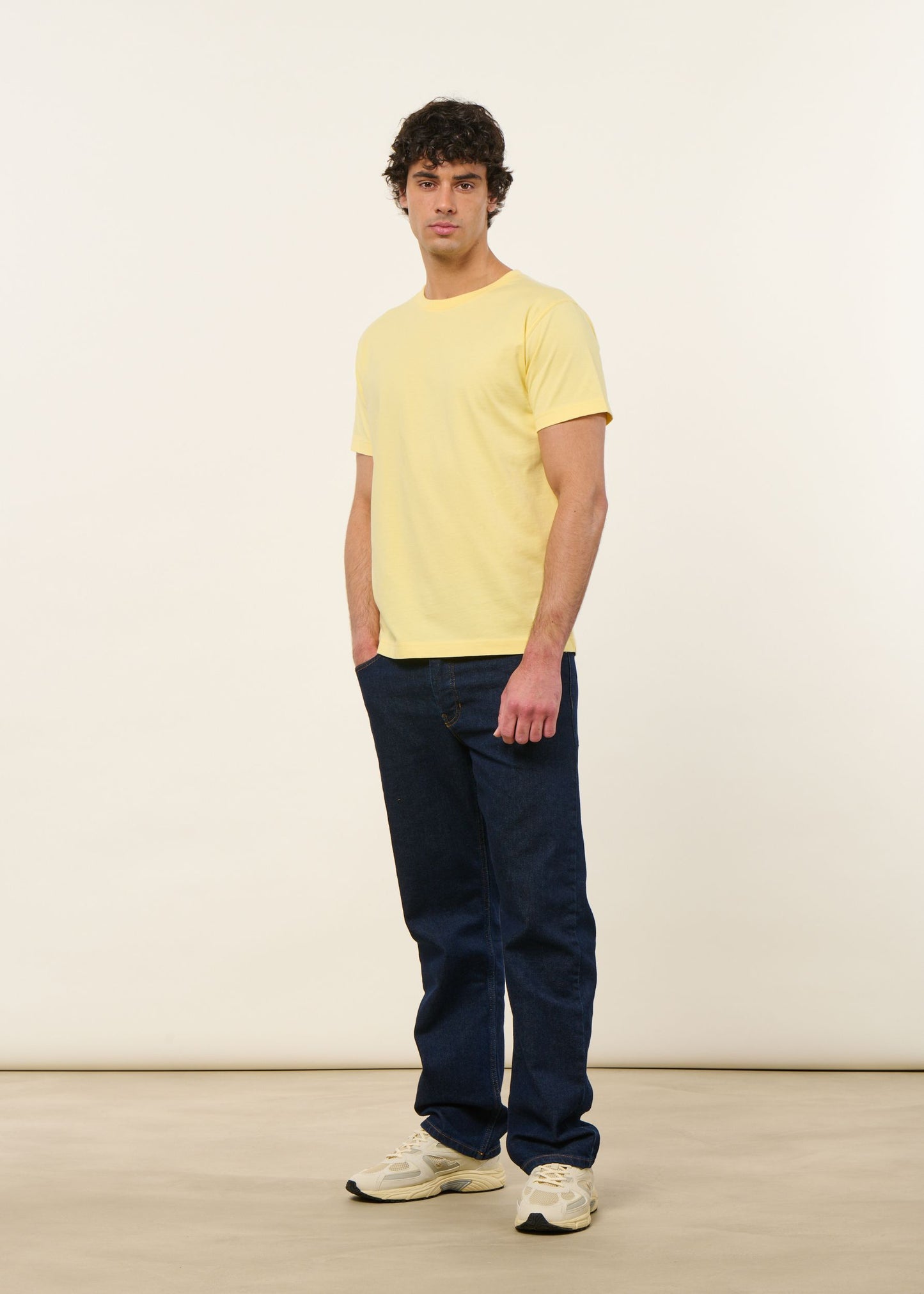 T-shirt en coton bio | jaune | Jaune