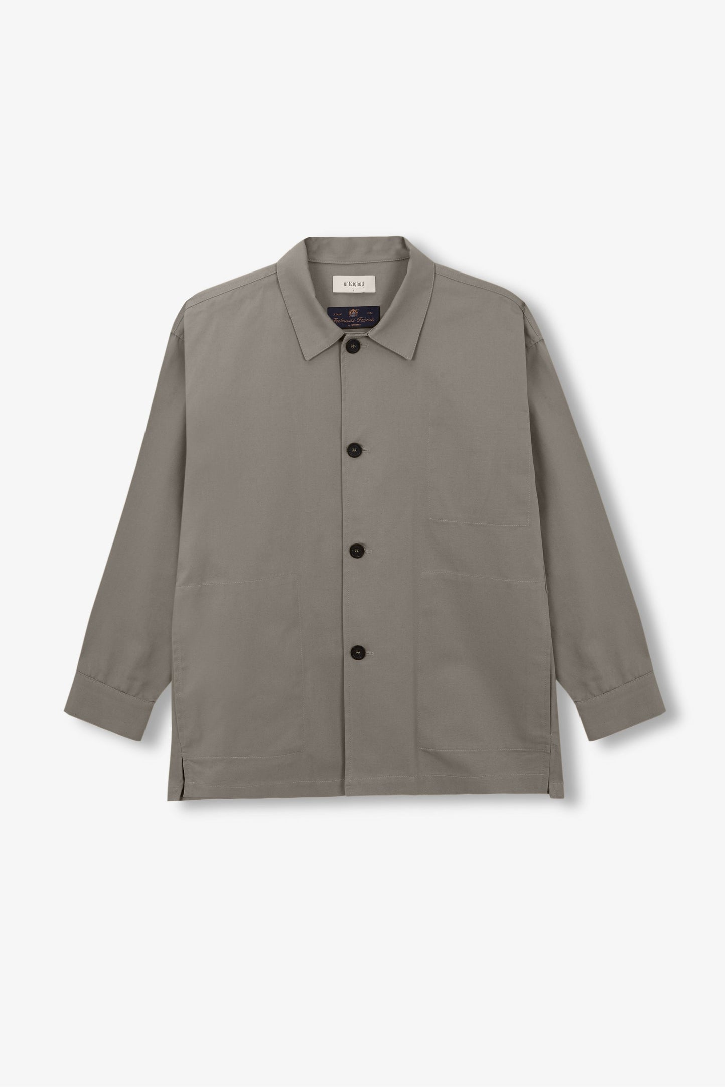 Veste style workwear en coton bio | oversized work jacket wr - olive