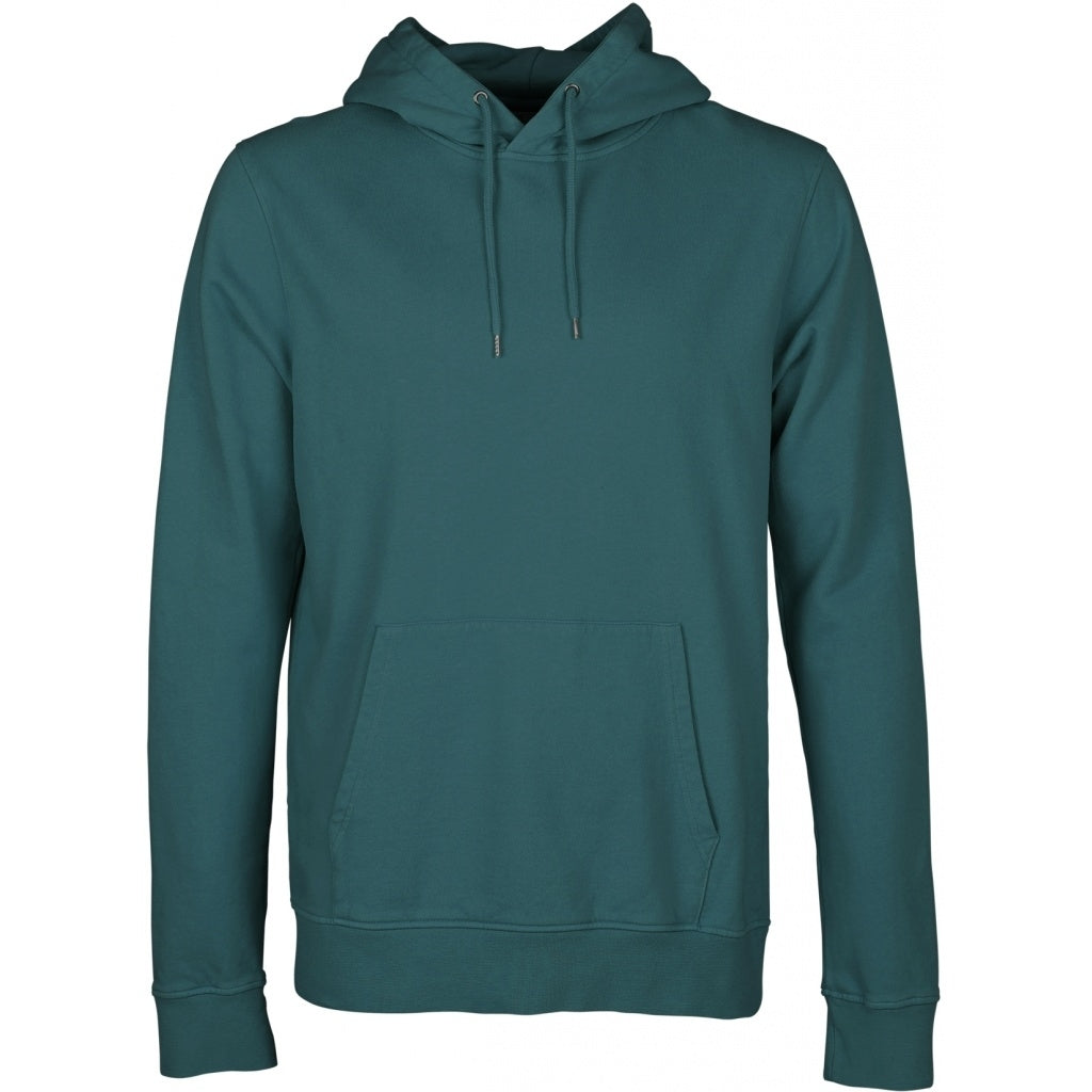 Sweat à capuche  en coton bio | vert turquoise "Ocean Green"