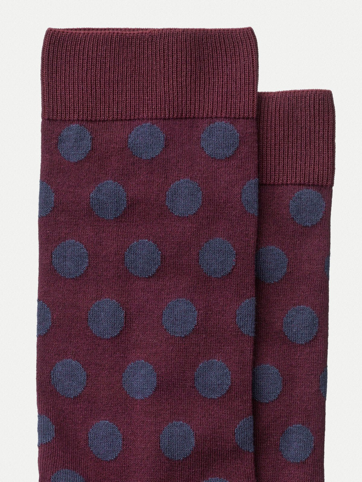 Chaussettes hautes imprimées figue - olsson dot
