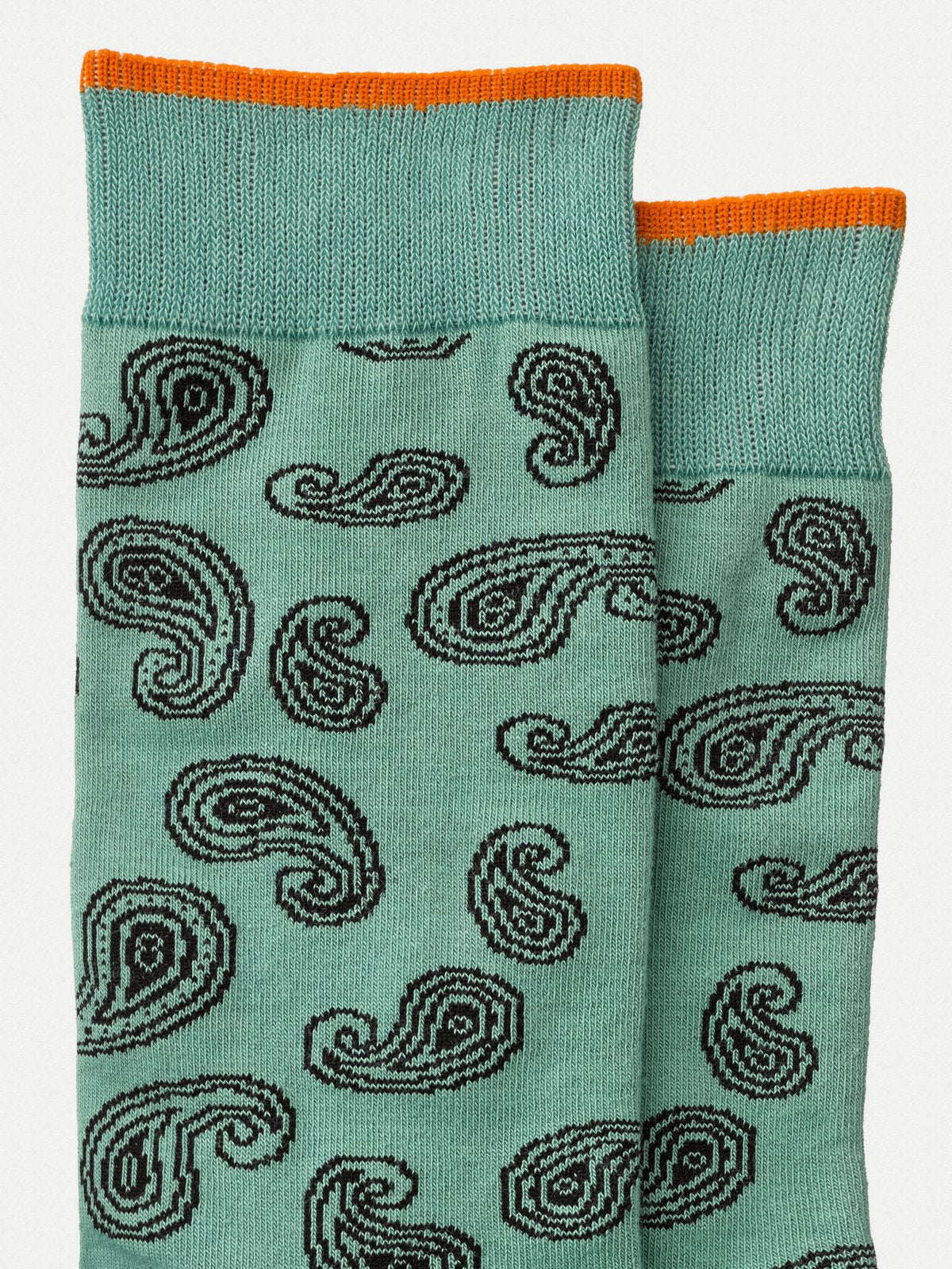 Chaussettes à motifs vertes en coton bio - Olsson