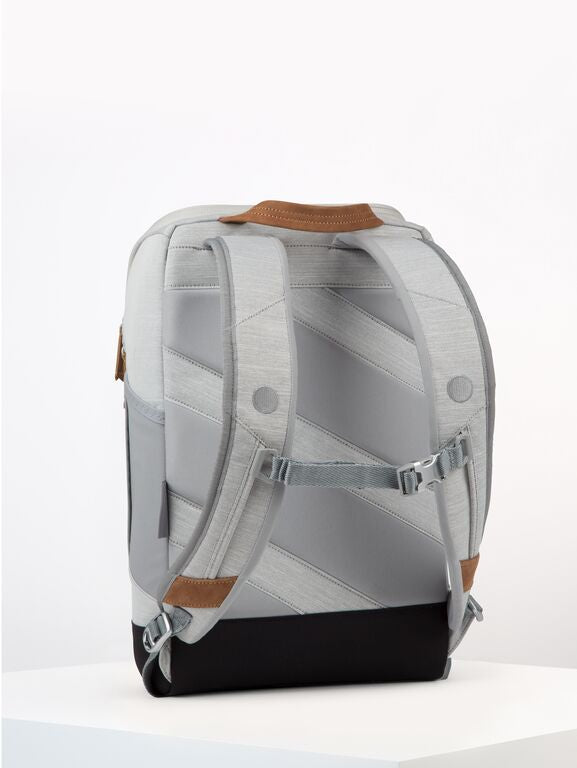 Sac à dos gris clair recyclé - Cubik Medium grey melange DLX