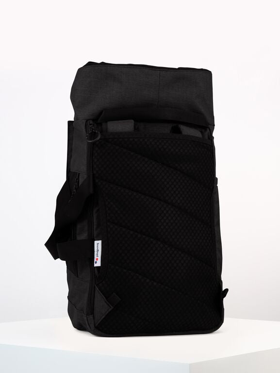 Sac à dos noir anthracite recyclé - Blok Medium anthracite melange