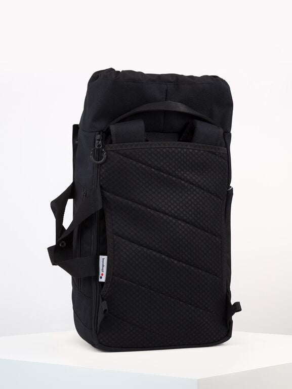Sac à dos noir en plastique recyclé - Blok Medium Licorice black