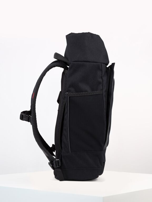 Sac à dos noir en plastique recyclé - Blok Medium Licorice black