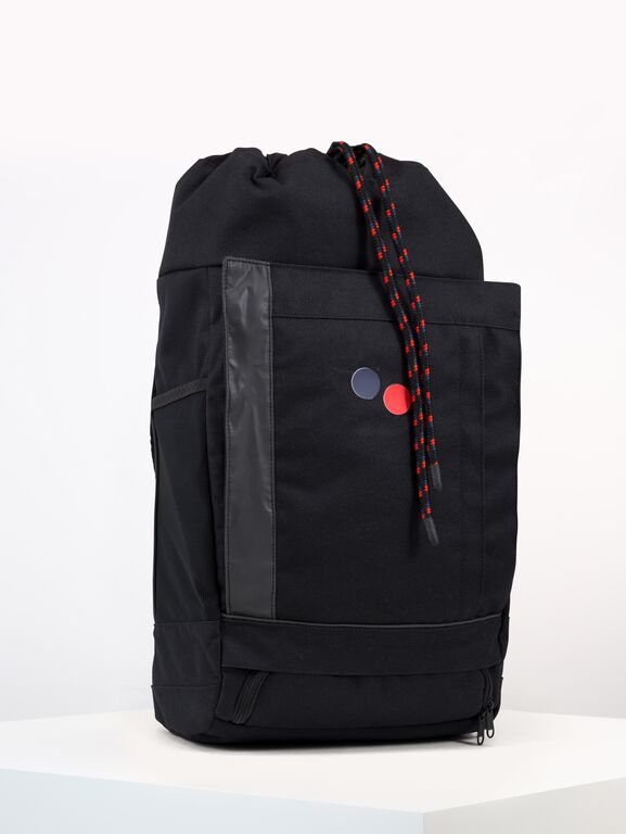 Sac à dos noir en plastique recyclé - Blok Medium Licorice black