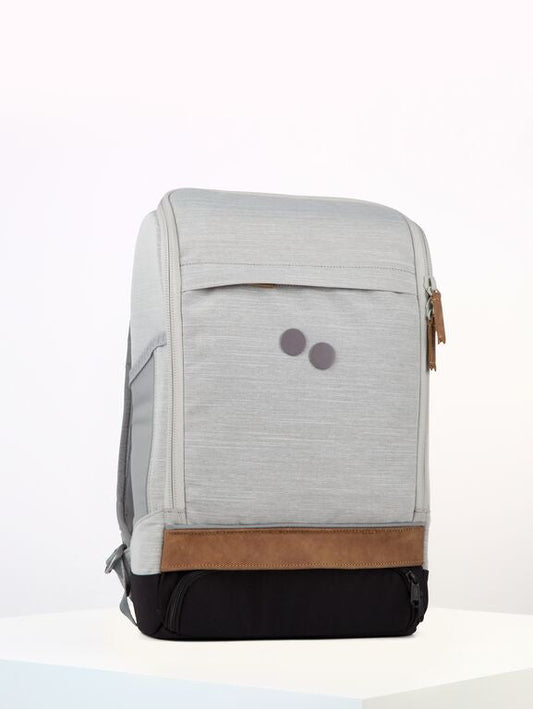 Sac à dos gris clair recyclé - Cubik Medium grey melange DLX