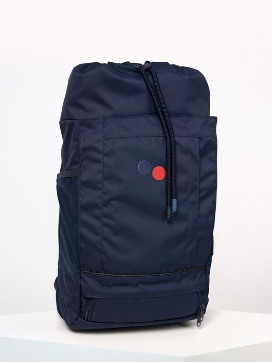 Sac à dos bleu marine en plastique recyclé - Blok Medium