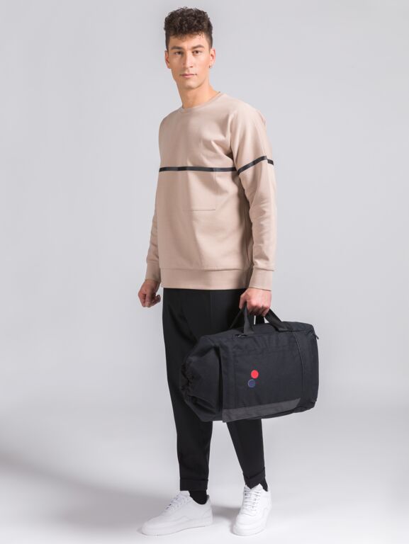 Sac à dos noir en plastique recyclé - Blok Medium Licorice black