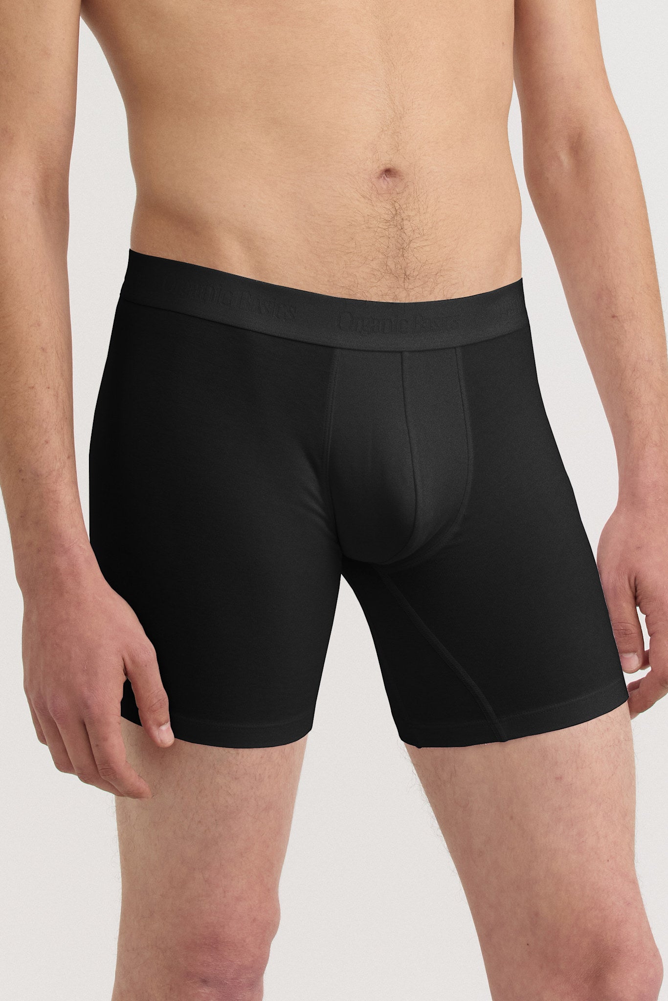 Pack de 6 boxers en coton bio | noir "core boxer briefs 6-pack - black"