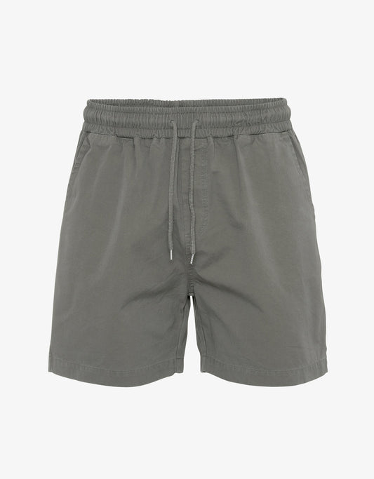 Short en sergé de coton bio | Vert olive "twill shorts dusty olive"