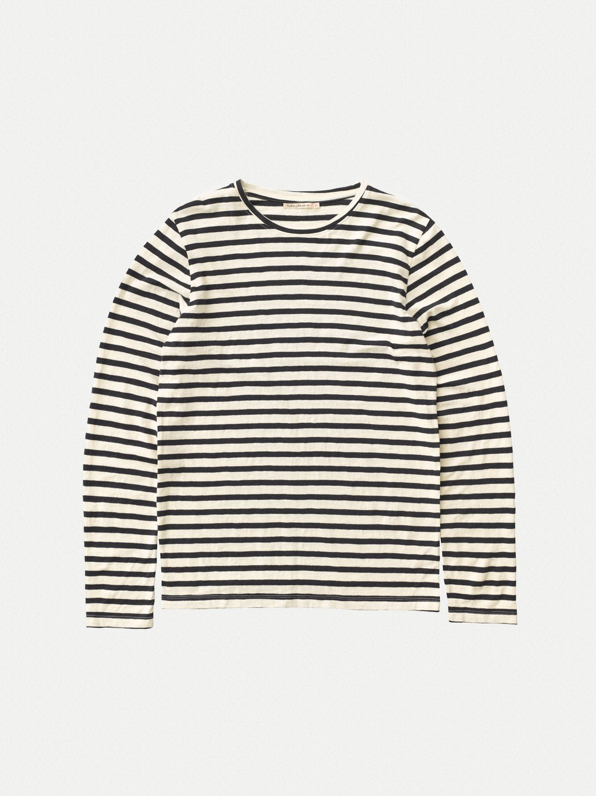 T-shirt manches longues rayé en coton bio - Orvar