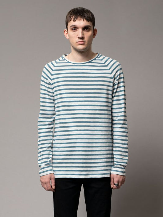 Marinière bleu clair en coton bio - Otto breton