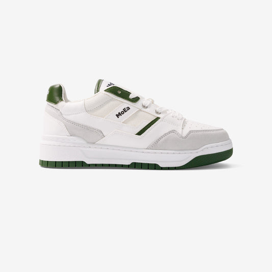 Baskets vegan en matière végétale | vert "gen2 cactus white & green"