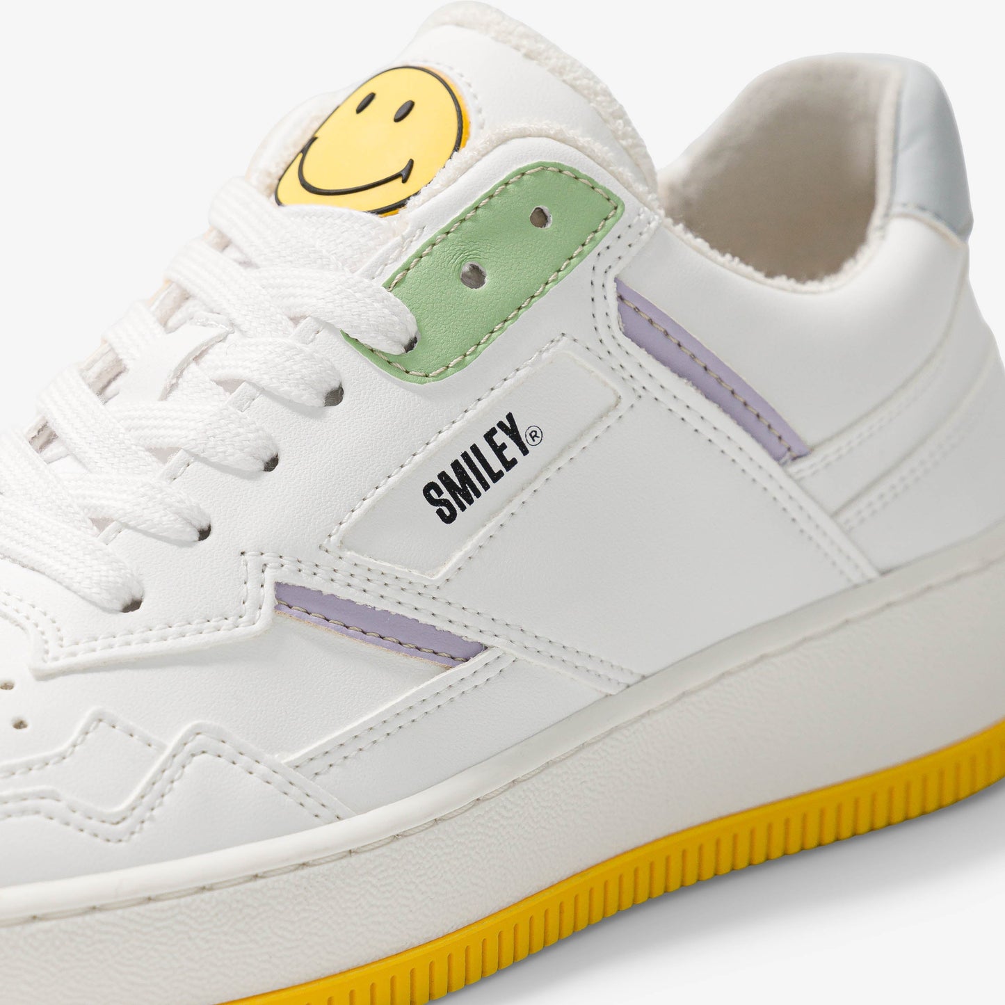 Baskets vegan en matière végétale | pastel "gen1 smiley x moea pastel drop"