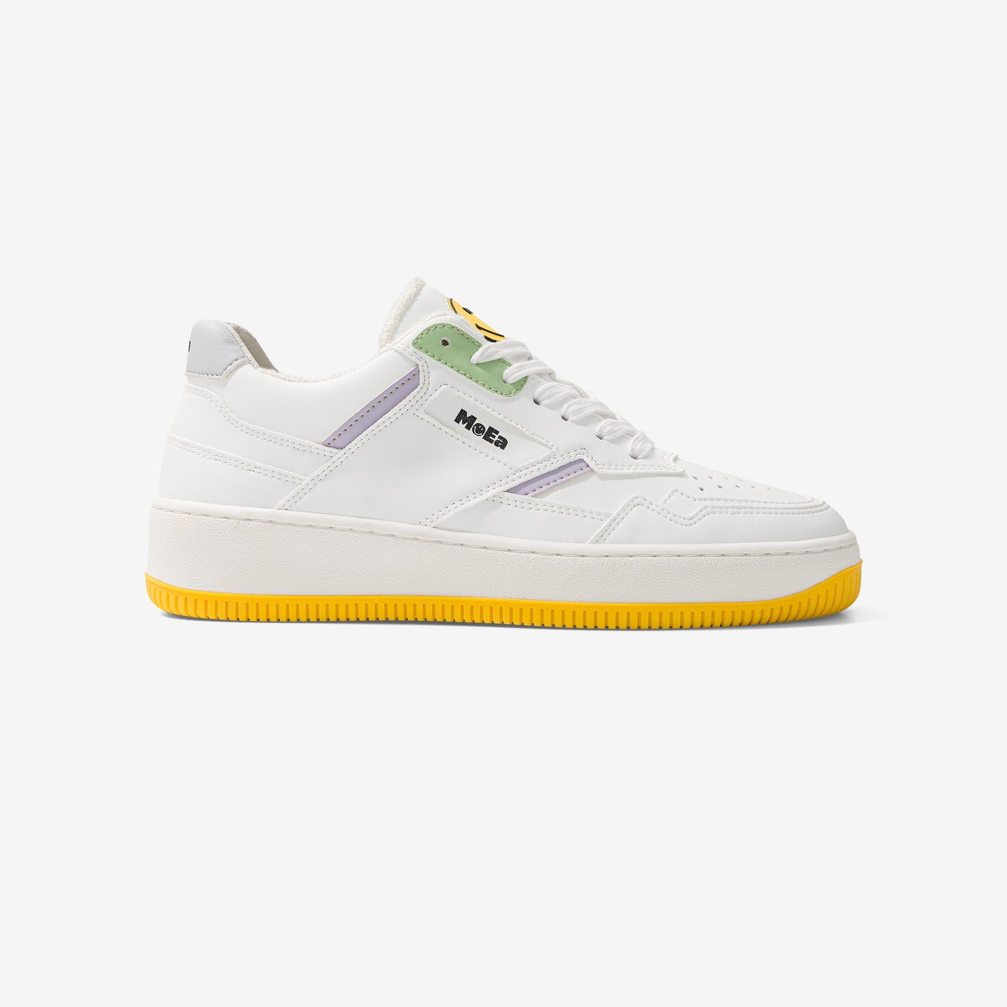 Baskets vegan en matière végétale | pastel "gen1 smiley x moea pastel drop"