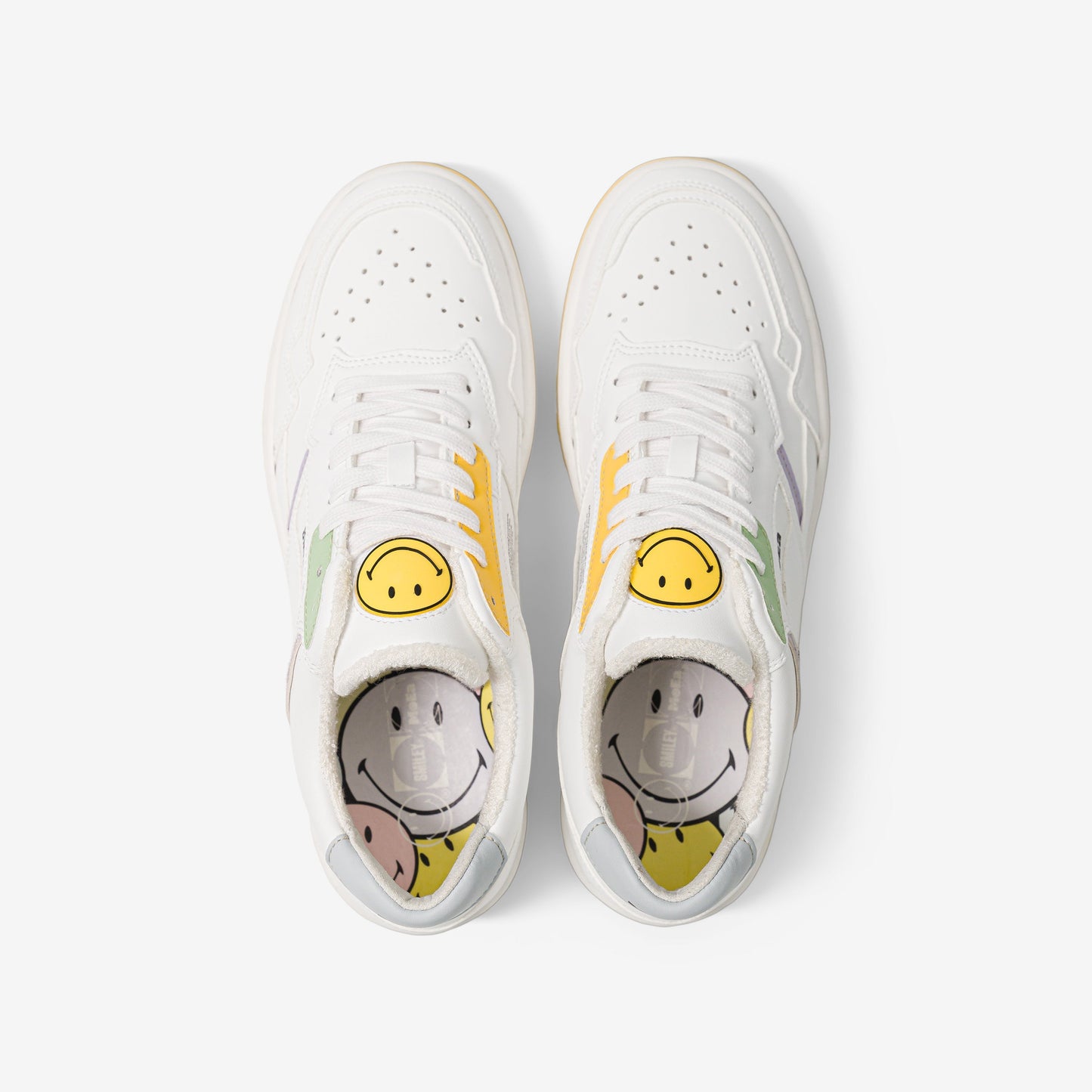 Baskets vegan en matière végétale | pastel "gen1 smiley x moea pastel drop"
