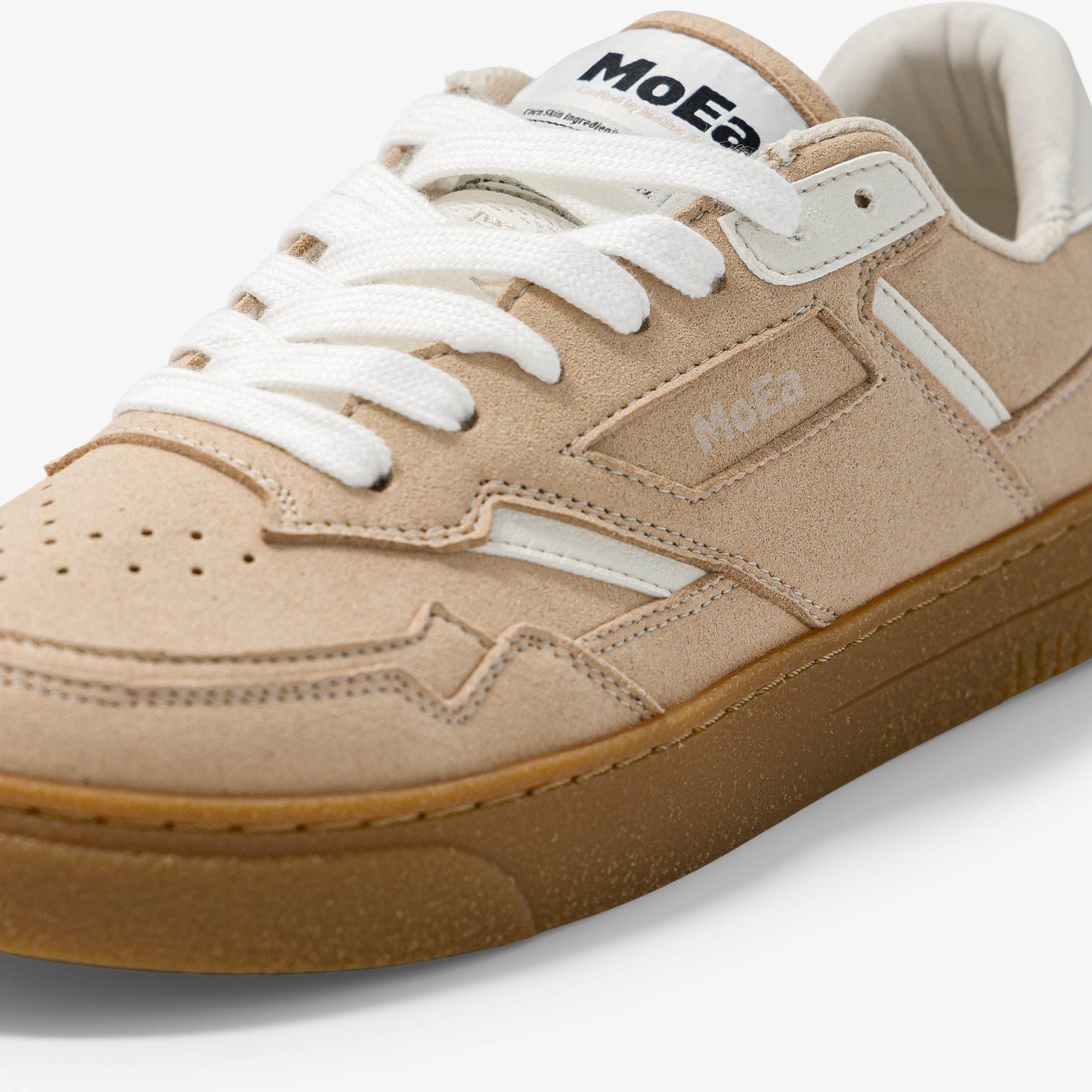 Baskets vegan | marron "Gen9 - corn full beige suede"