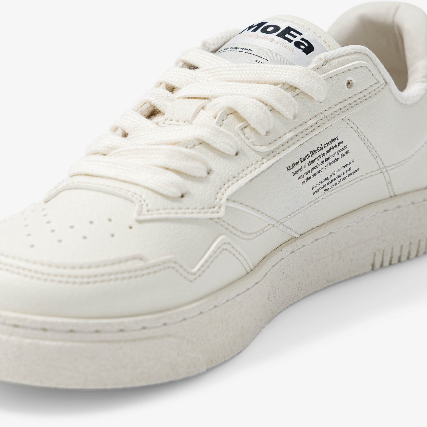 Baskets vegan | blanc "Gen9 - corn pure white grained"