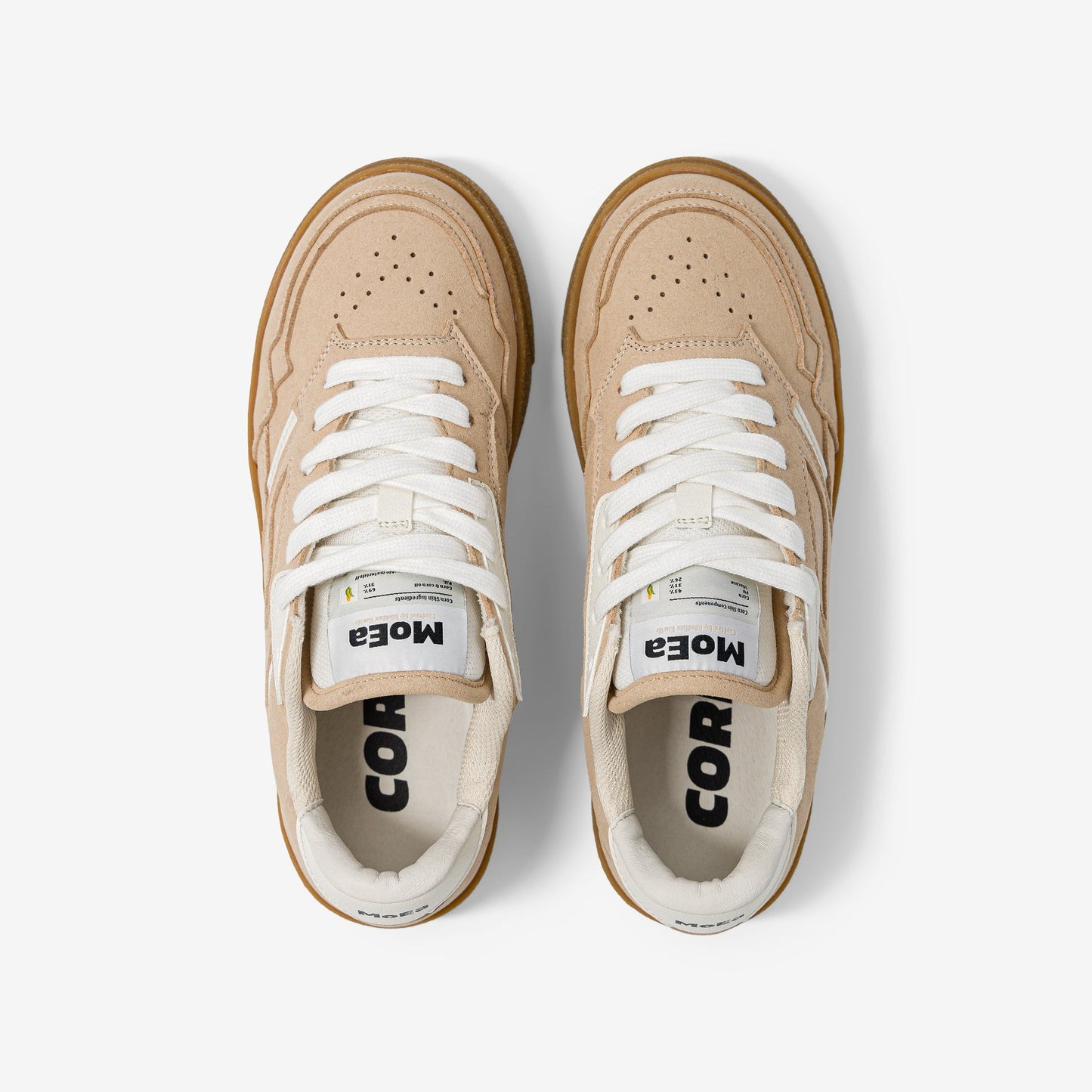 Baskets vegan | marron "Gen9 - corn full beige suede"