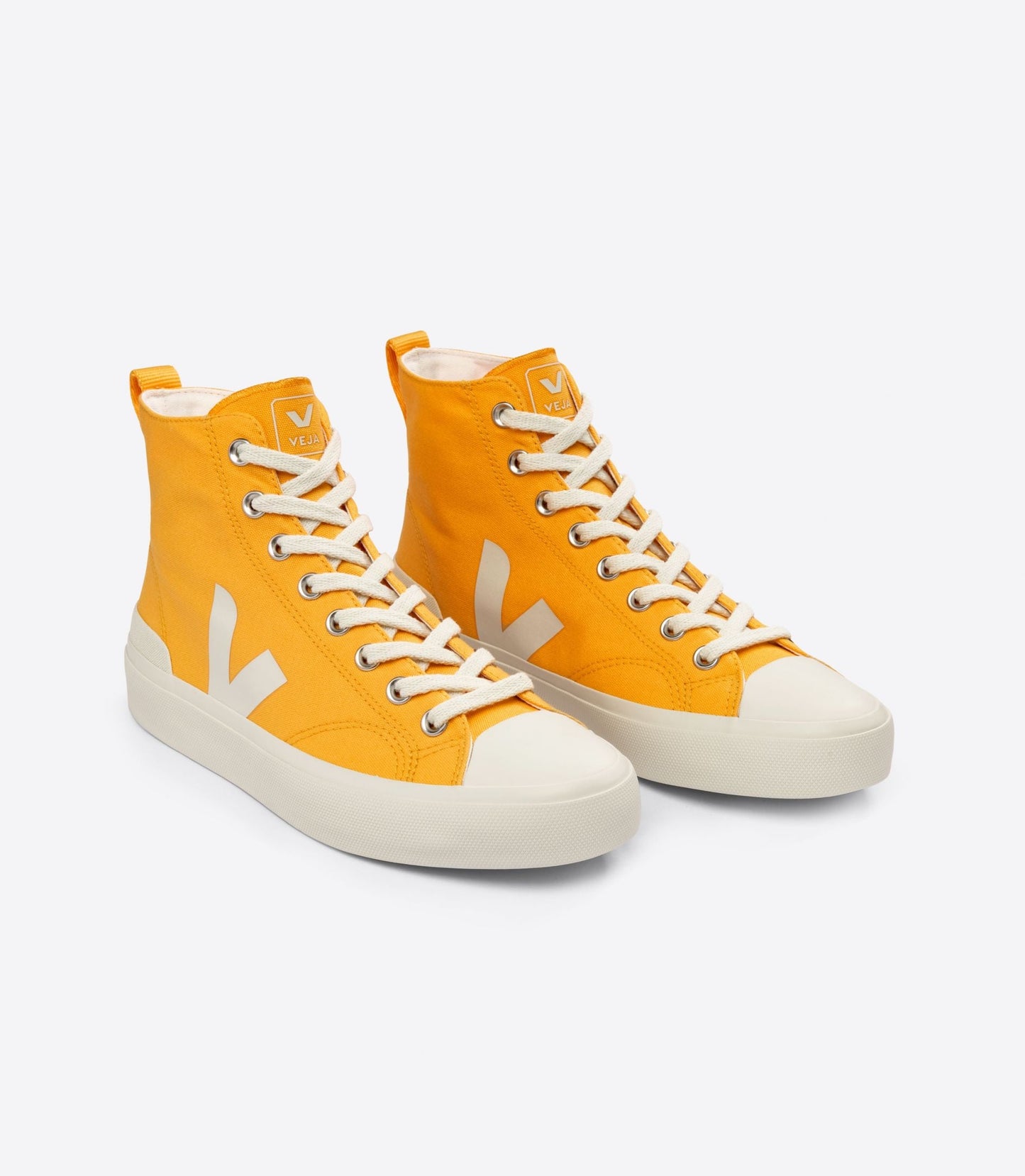Baskets en coton bio | jaune "wata ii canvas oasis pierre"