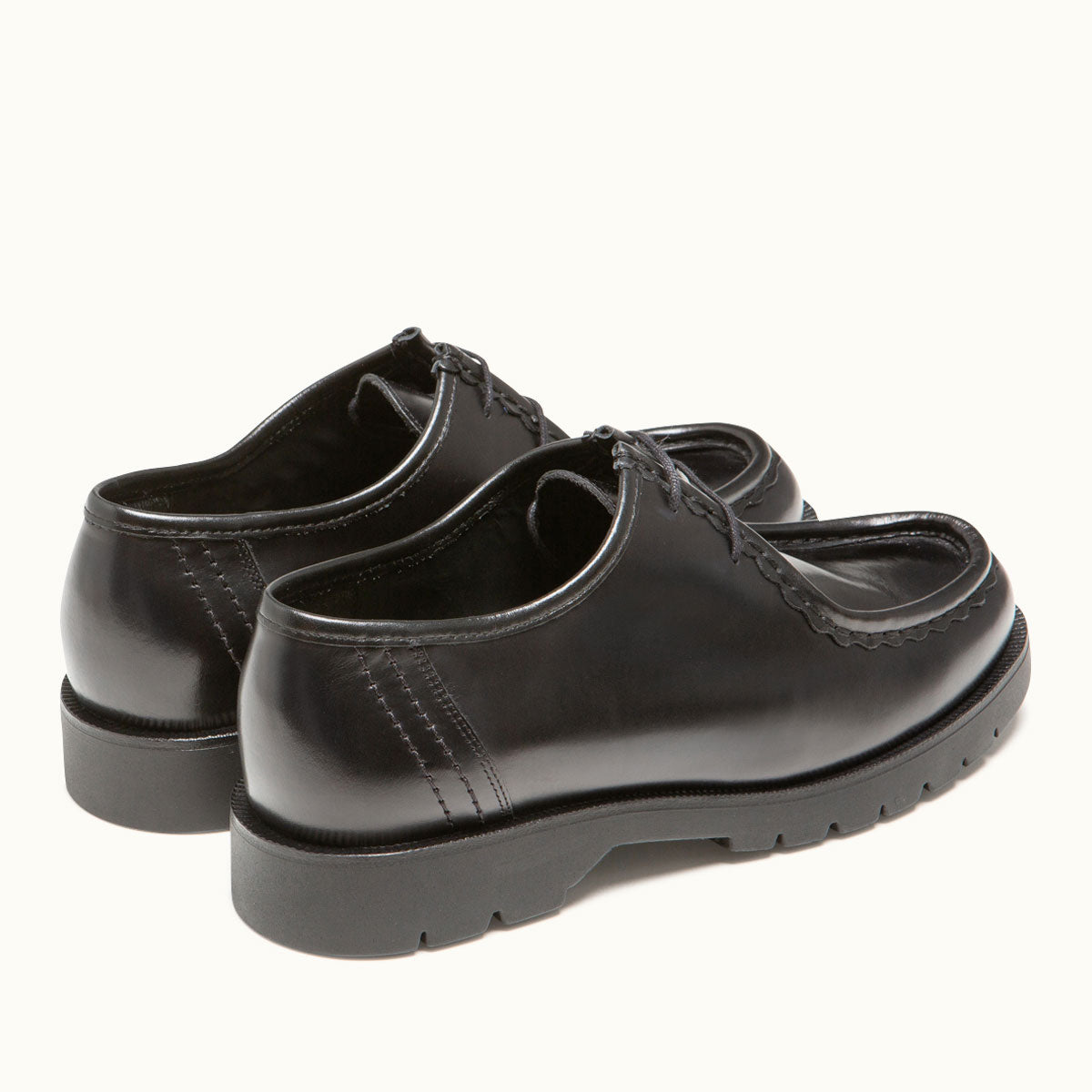 Derbies vernies made in france en cuir certifié | noir "padror b2"