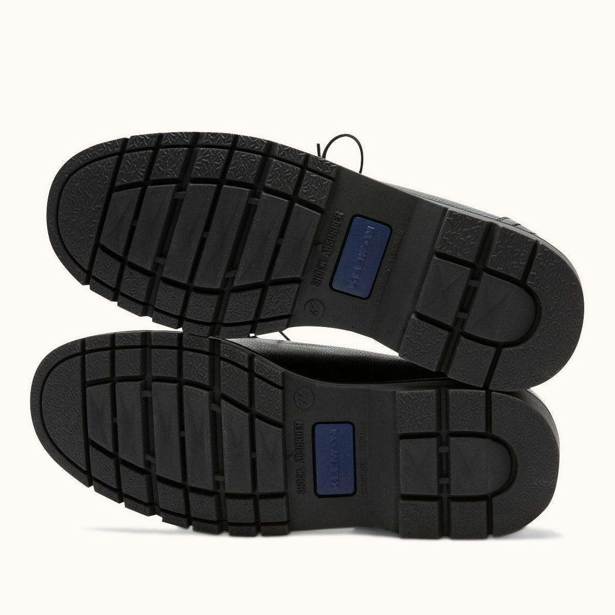 Derbies made in France en cuir grainé tannage végétal | Noir "padror g vgt noir"