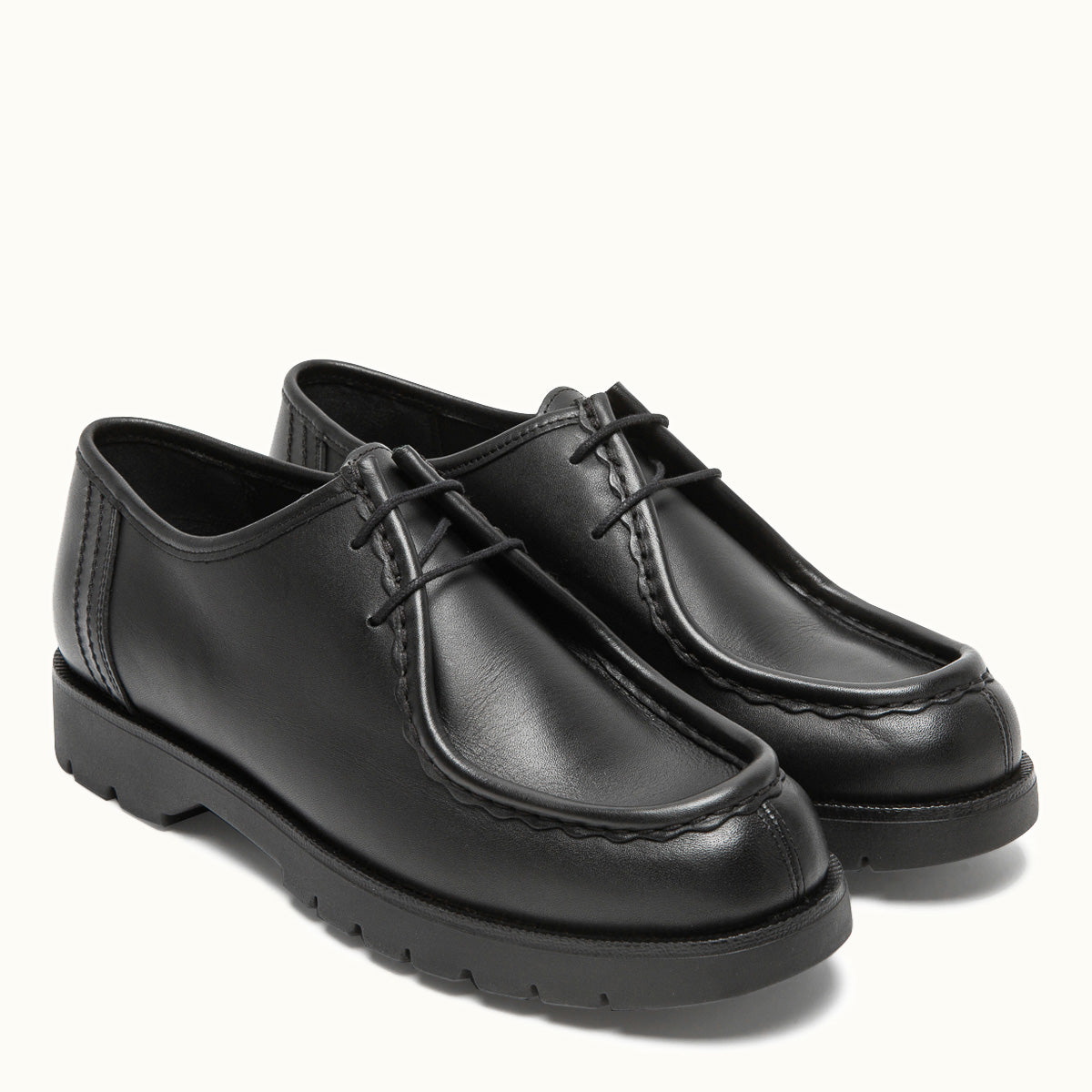 Derbies made in France en cuir certifié | noir "padror noir"