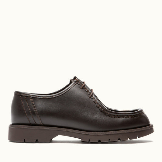 Derbies made in France en cuir certifié | Marron "padror marron"
