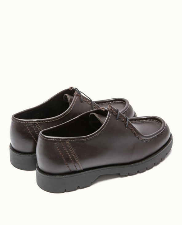 Derbies made in France en cuir certifié | marron "padror marron noir"