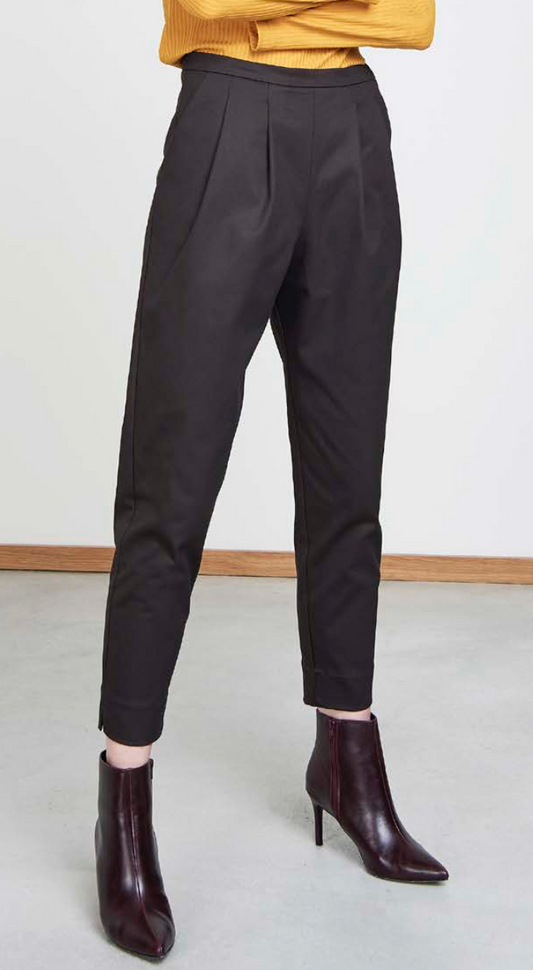 Pantalon à pinces noir - page