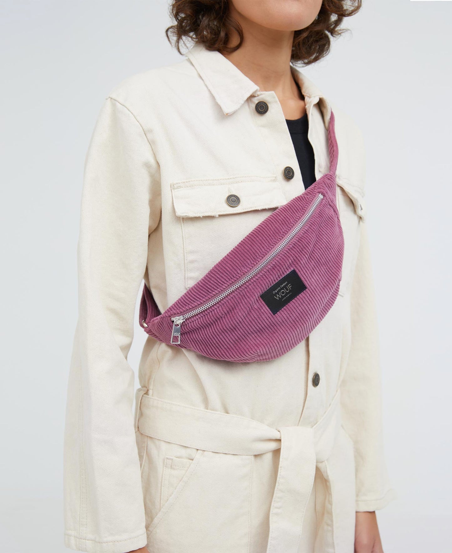 Banane en coton bio | Mauve "mauve waistbag"