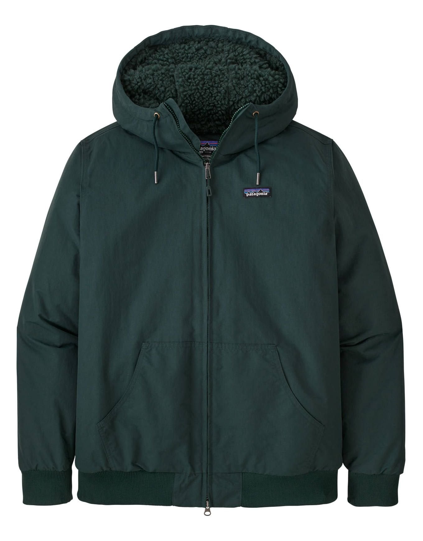 Manteau vert doublé polaire en recyclé - lined isthmus hoody northern green